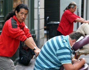 Street Massage Massage on the Street