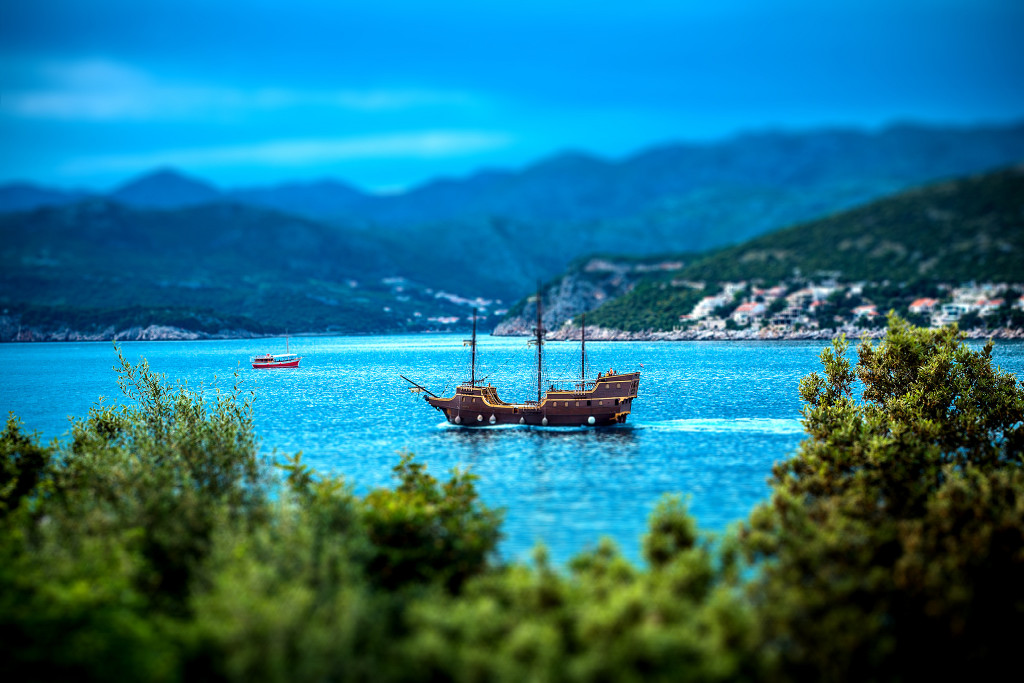 Just Your Everyday Pirate Ship in Dubrovnik by Marjan Lazarevski 