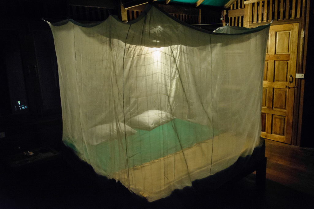 mosquito net on king bed
