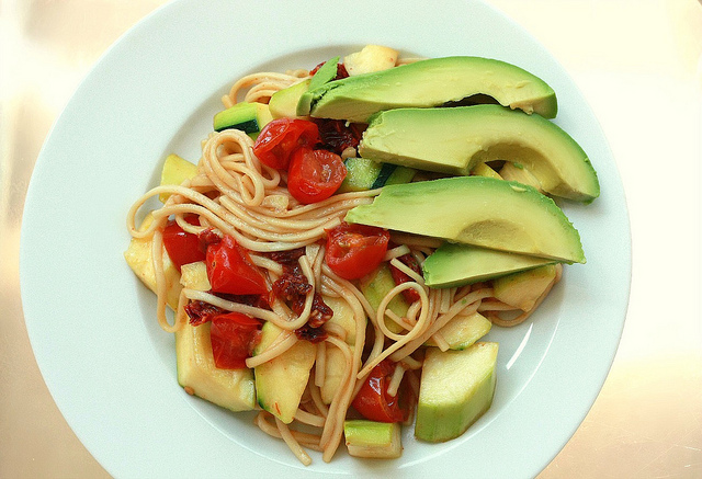 Delicious Vegan Noodle image via Jennifer Flickr